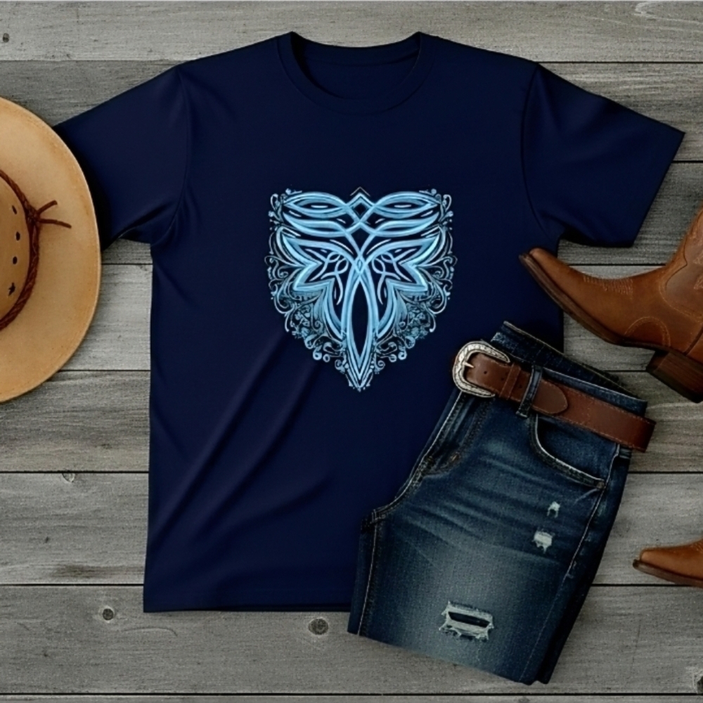 Western Boot Stitch Tee • Cowgirl Boho Graphic Shirt • Country Rodeo Top